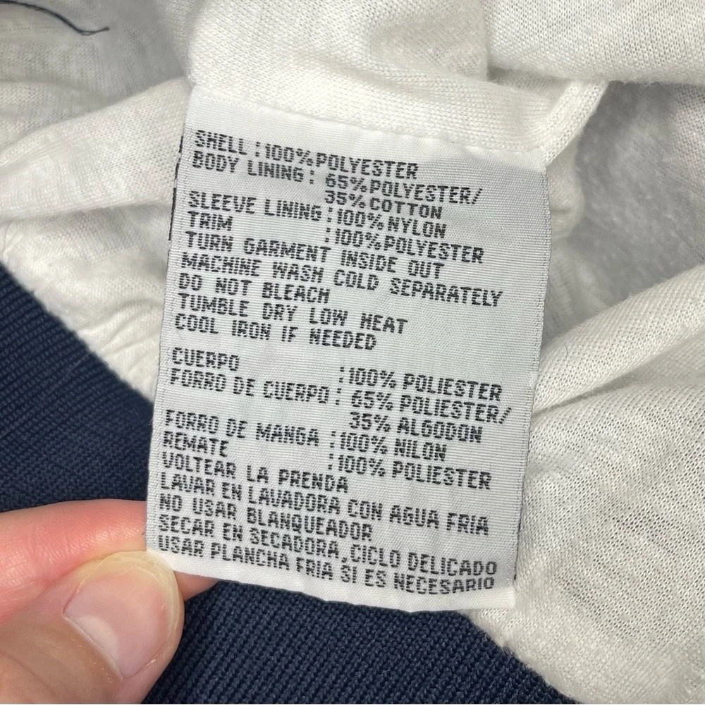 Rare Vintage Puma Miami Dolphins Navy Pullover Windbreaker - Picture 6 of 6